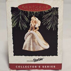 Hallmark Holiday Barbie Collectors Ornament 1994